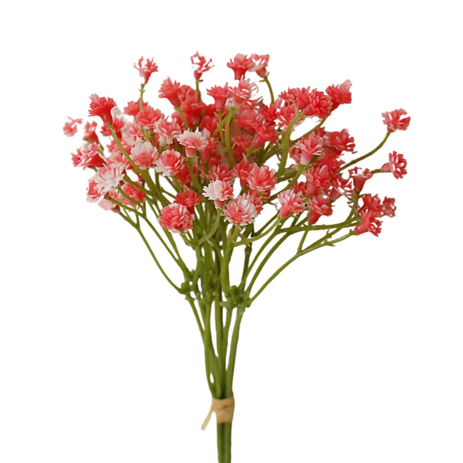 OSNIYAW 6Pcs Realistic Fake Flower Gypsophila Bouquets Artificial Babybreath Flowers Wedding Table Centerpieces Decoration Artificial Gypsophila