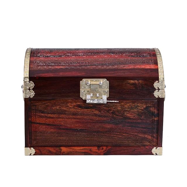 Gift for Women Jewelry Boxes Jewelry Boxes Retro Jewellery Organiser with Handle Chinese Style Jewellery Chest for Wedding