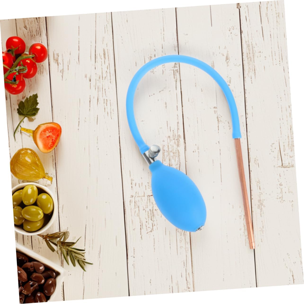 2pcs Sugar Blowing Pump Kit Blue Blowing Bulbs for Candy Art Cake Decorating Reliable Performance Creative Versatility for Sugar Art Enthusiasts