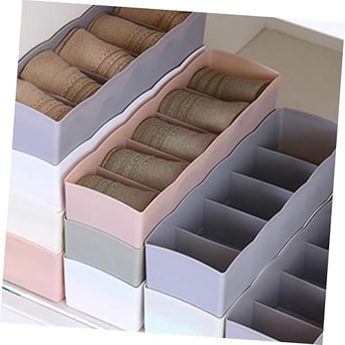 Miniatura 2 de Caja de almacenamiento de 6 piezas, organizador de brasieres, 5 rejillas, organizador de calcetines, ropa interior, calcetines de almacenamiento