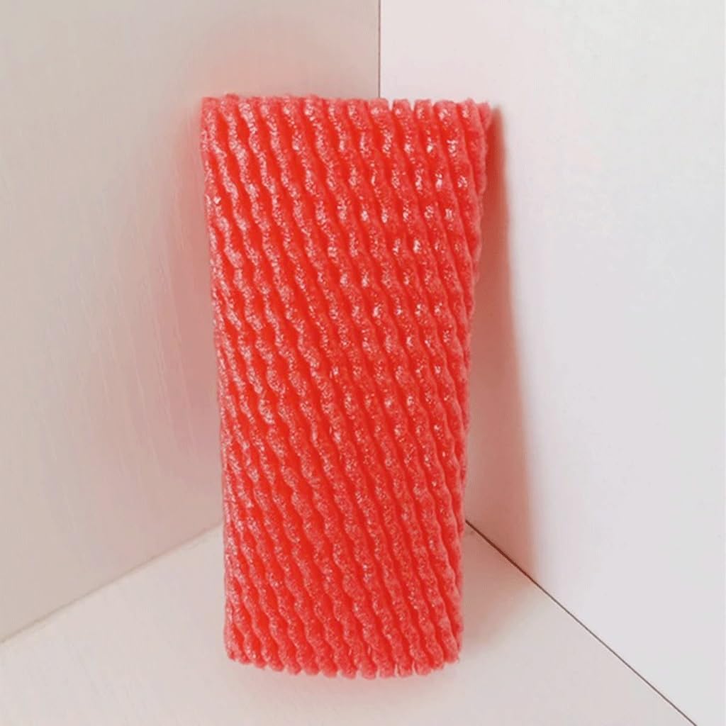 Foam Net Sleeve Pocket Foam Color Fruit Mesh Set, for Home Garden Fragile Anti-Collision Transport Packing Thickening Bag Mix Color 120pcs(12x7cm)