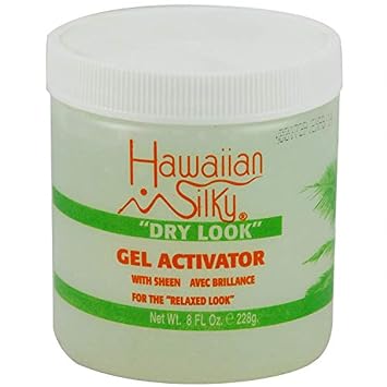 Hawaiian Silky Hawaiian silky dry look gel activator 8 fluid ounce, Green, 8 Fl Ounce