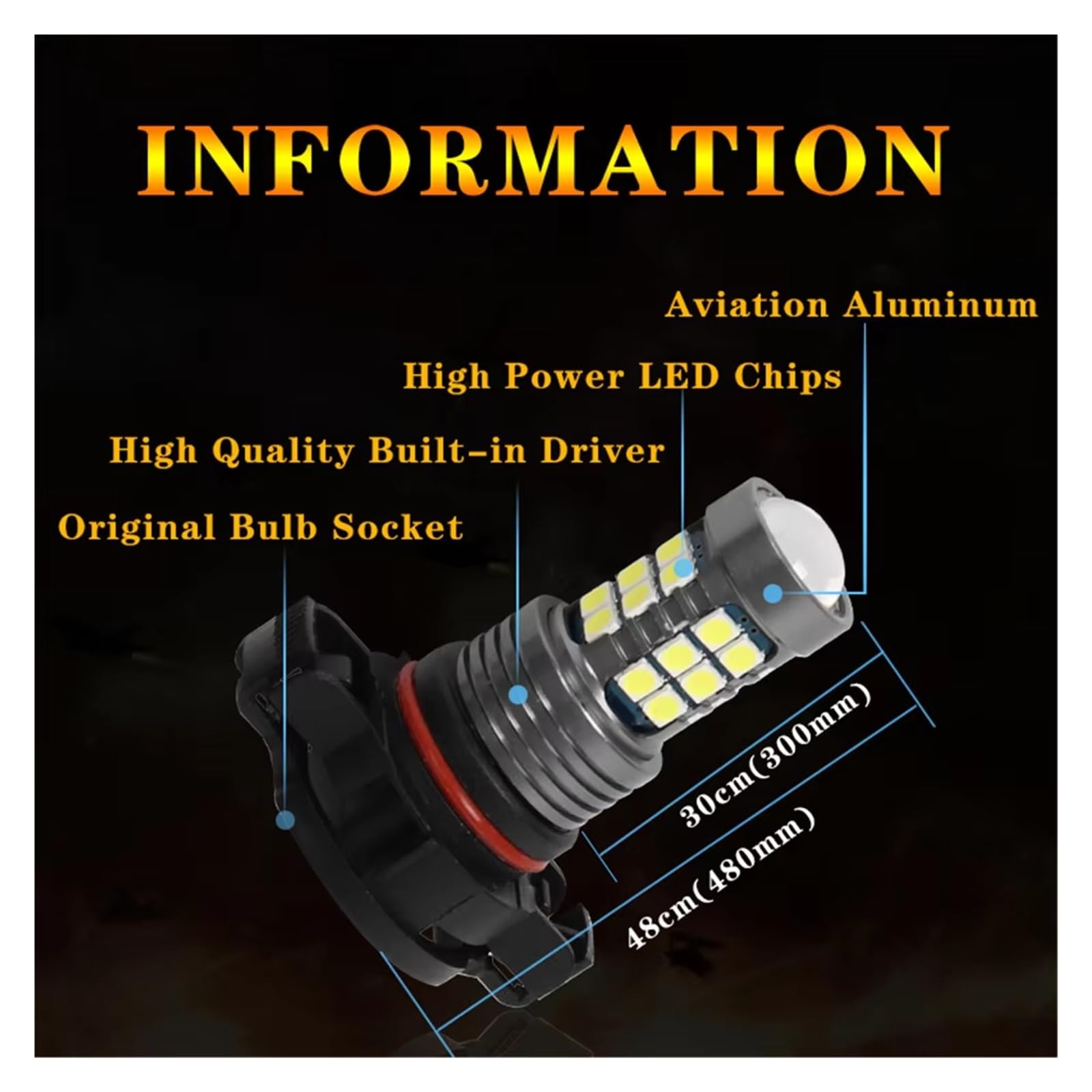 Faro Antiniebla Para Pilot 2006 2007 2008 2009 2010 2011 2012 2013 2014 2016 2017 2018 2019 Bombillas LED Antiniebla Delanteras Conjunto Faros Antiniebla