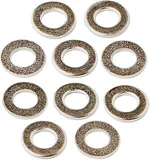 Team Durango TD709009 Shock Piston Washer Chrome 2.5mm ID (10)