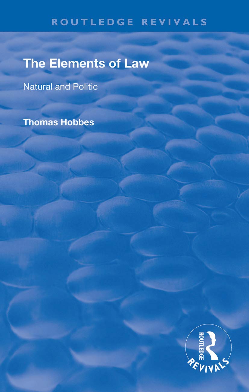 The Elements of Law (Routledge Revivals)