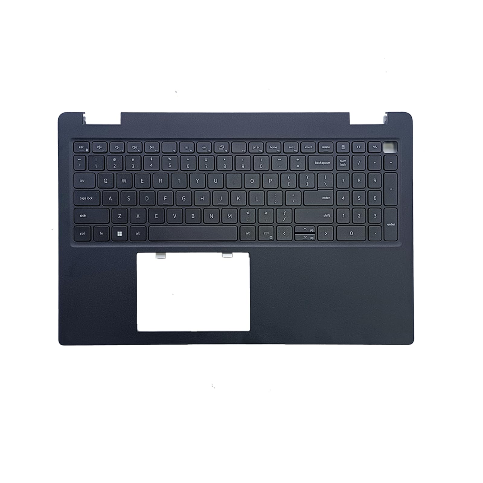 Parte C Notebook Dell Custodia Poggiapolsi Tastiera Retroilluminata 0DJP76 - Compatibile Con Dell Latitude 15 3520/E3520, In Metallo Nero Palmrest Per Notebook