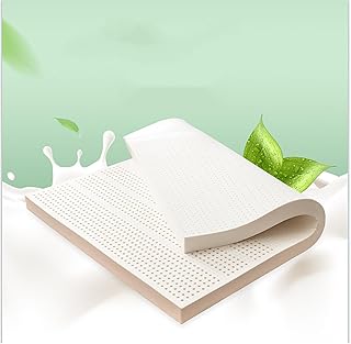 Queen 1 Zoll Matratzenauflage aus 100% Naturlatex – Hochwertige, weiche Futon-Auflage zur Druckentlastung, Hotelqualität, 2,5 cm Dicke, Größe 150 x 200 cm