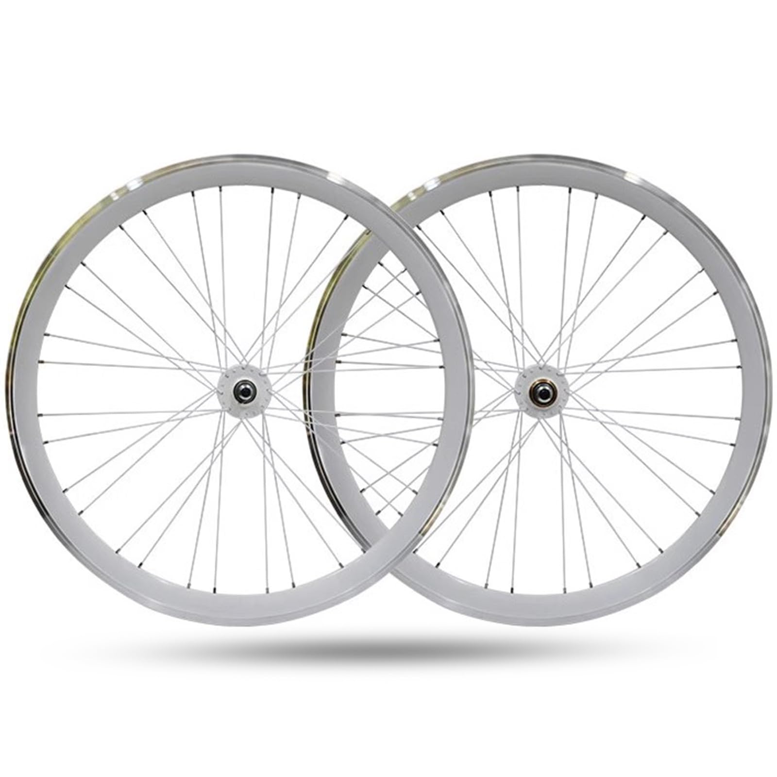 700C Fixie zestaw kół rowerowych, felgi 40 mm, szprychy 32/36 otworów, Singlespeed, hamulec V-brake, stop aluminium, zestaw kół przednich i tylnych