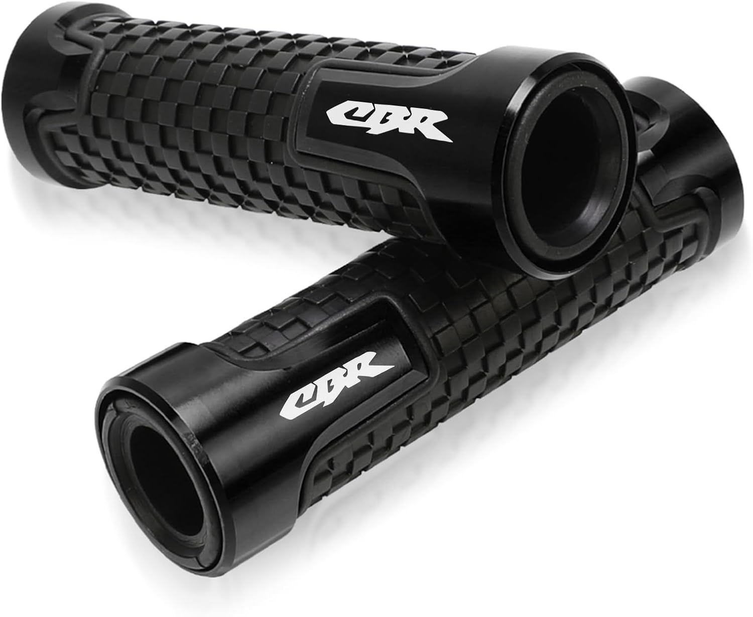 Motorcycle Non Slip Handlebar Grips 7/8" 22mm Rubber Handle Grips Compatible with CBR150 CBR500 CBR100F CBR1000RR CBR125 CBR250 CBR300R CBR400RR CBR400F CBR600RR CBR900RR