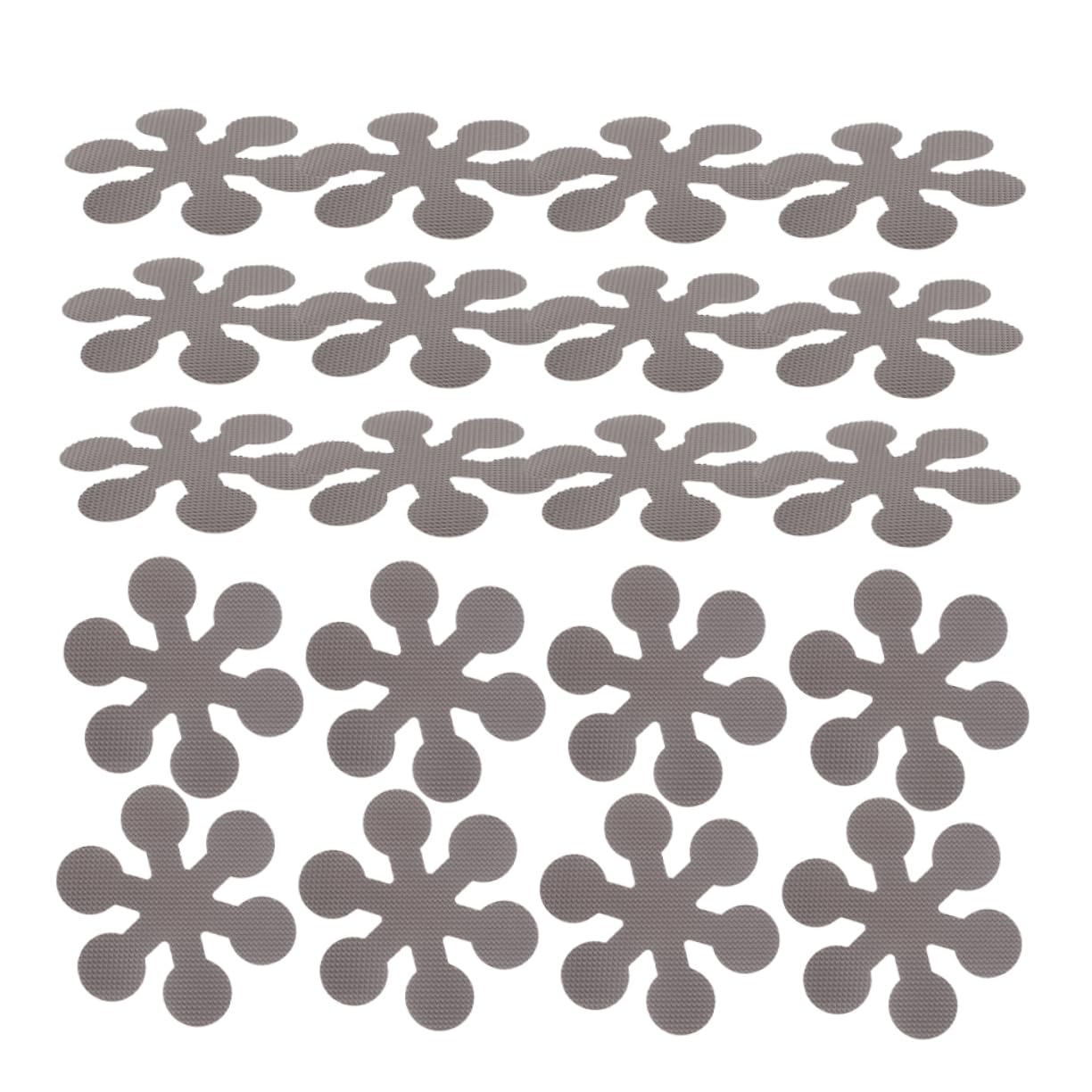 Alipis 5 Series Pegatinas Antideslizantes para Bañera Calcomanías De Ducha No Antideslizante Bañera Antideslizantes Bañera Pegatinas Antideslizantes para El Hogar Peva Grey 20 Piezas X 5