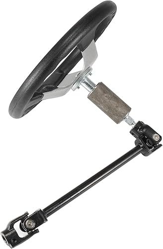 Miniatura 7 de Rueda de dirección de 11.811 in, estante de barra de acoplamiento de piñón, 17.126 in17.1 pulgadas, conjunto de eje ajustable compatible con