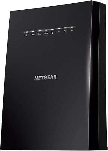 NETGEAR - Extensor de alcance de red WiFi cobertura de hasta 2500 pies cuadrados y 50 dispositivos con amplificador y repetidor de señal inalámbrico