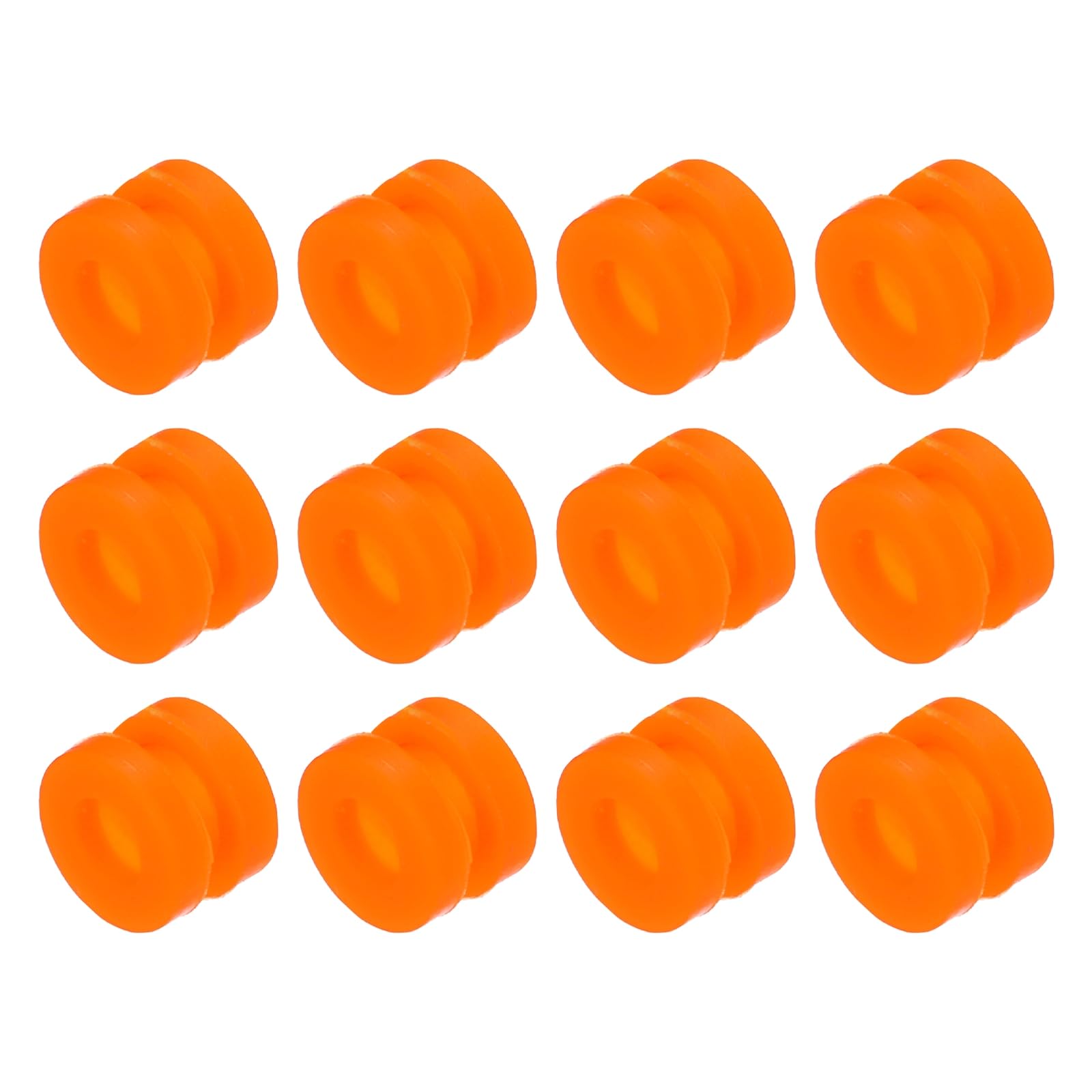 MECCANIXITY RC Anti Vibration Rubber Balls for RC F4 F7 Flight Controller M3x4.5mm Shock Absorption Balls (Orange), Pack of 12