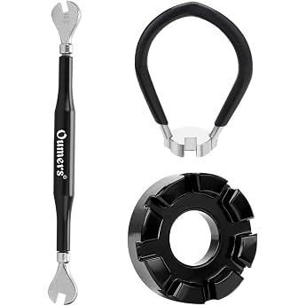 Oumers Fahrrad Speichenschl ssel Geschmiedeter Stahl Nippelspanner Spanschl ssel Fahrrad Rad Speichen Schl ssel-Schwarz