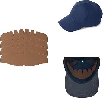 Shapers Image 4 Count Baseball Crown Shaper Inserts for Fitted Caps Snapback Hats, Washable Reusable Liners
