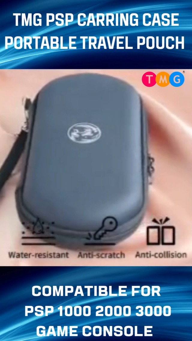 TMG PSP Carring Case Portable Travel Pouch Cover Zipper Bag
