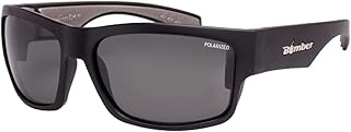BOMBER TR111 Tiger Bomb Eyewear Matte Black W/Smoke Polarized Lens