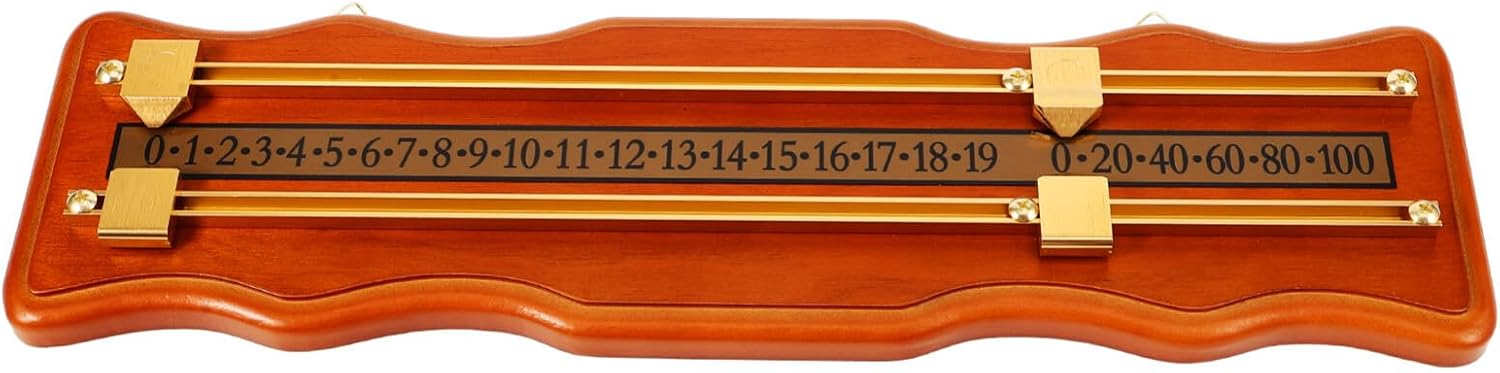 Milisten 1set Portable Tabletop Billiard Scoreboard Scorekeeper for Snooker Rails Compact Design for and Scratch for Competitive Play