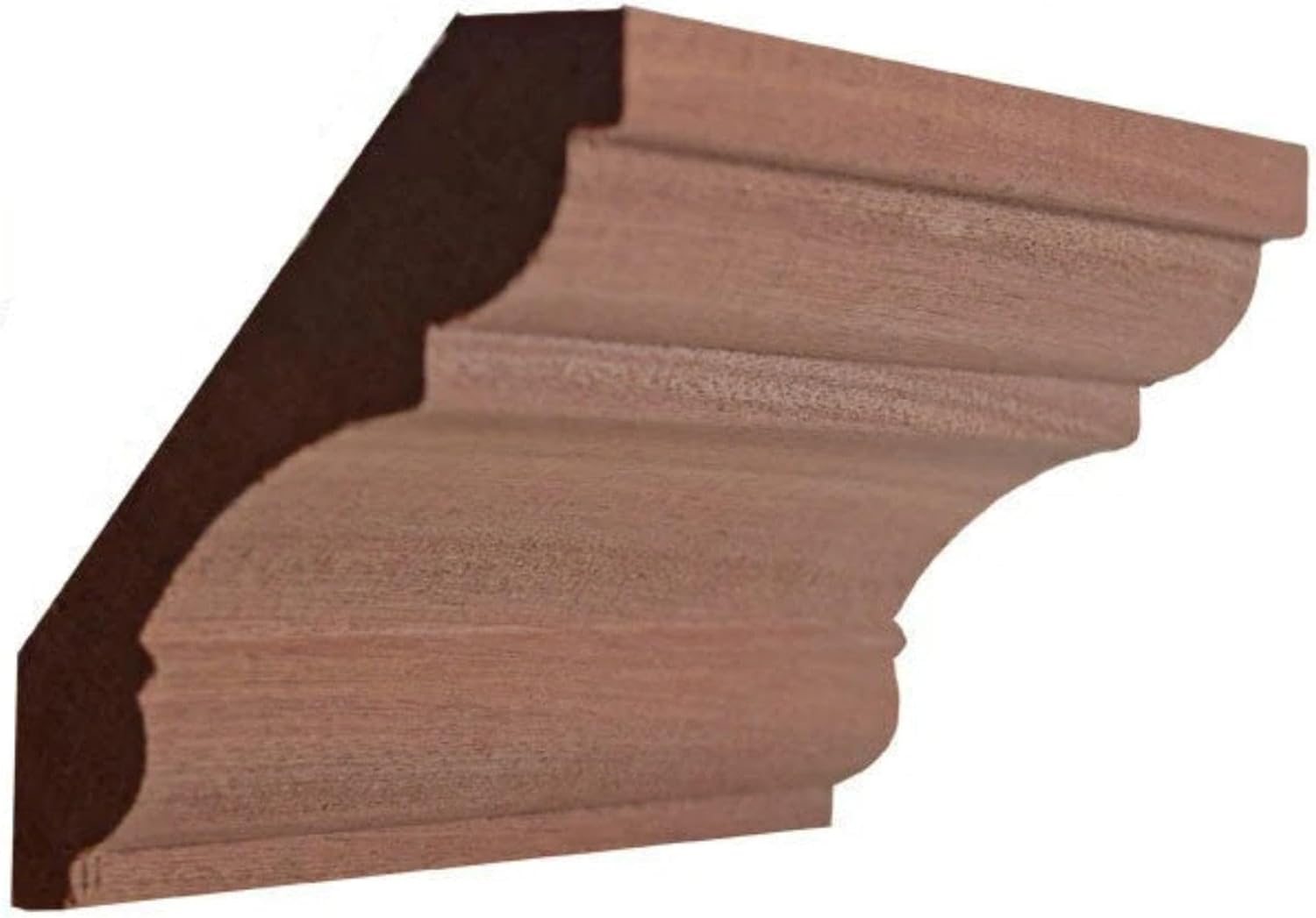EWCR20 Crown 3/4" x 3-5/8" Unfinished 2-3/4" High x 2-1/4" Deep, Poplar, 94"