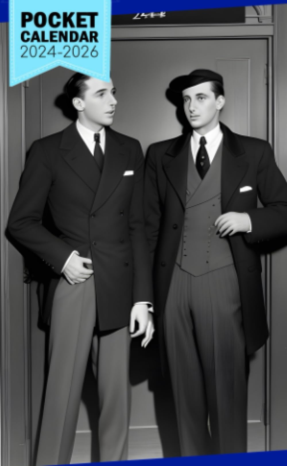 Pocket Calendar 2024 - 2026 With Moon Phase: Three-Year Monthly Planner for Purse , 36 Months from January 2024 to December 2026 | Michael Arlen | Louis B. Mayer | Club 21 | Manhattan 1944