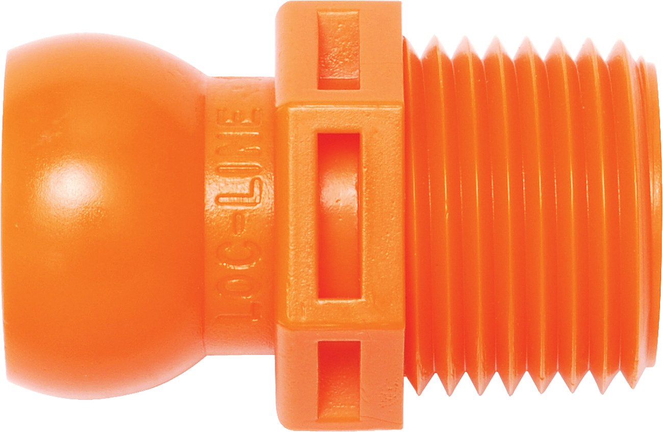 LocLine 51805 Coolant Hose Component, Acetal Copolymer, Connector, 1