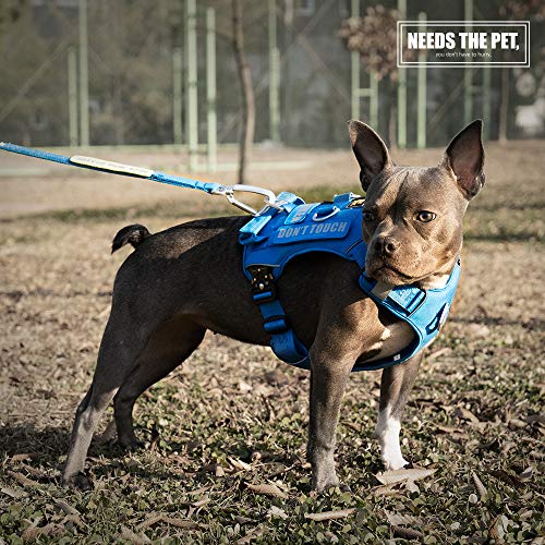 Dog Harness, No-Pull Pet Harness, Adjustable Eva Padded Dog Vest, Reflective No-Choke Pet Patch Vest With Easy Control Handle (Xs, Passion Red) #TOP1