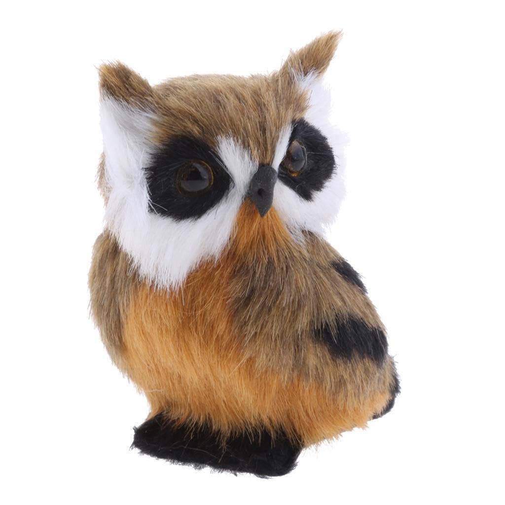 Alcxazs Detailed Artificial Owl Sculpture Realistic Simulation Animal Model