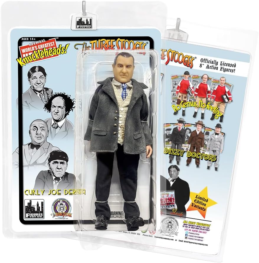 The Three Stooges 8 Inch Action Figures Series: Curly Joe Derita