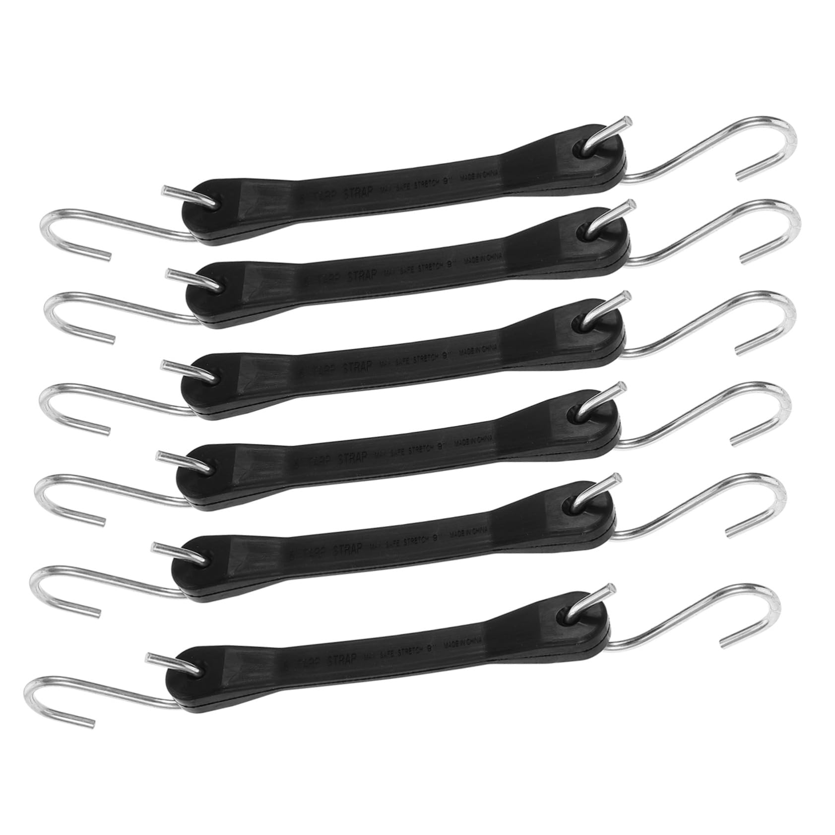12 Pezzi Cinghie Elastiche Fissaggio Bagagli Regolabili Resistenti e Versatili Cinturini Elastici con Fibbia per Valigie e Pacchi Materiali Qualità per Uso Frequente Facili da