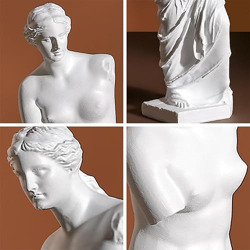 Miniatura 3 de LKXHarleya Estatua de resina de Venus De Milo, mitología griega, diosa afrodita, escultura para decoración del hogar, azul