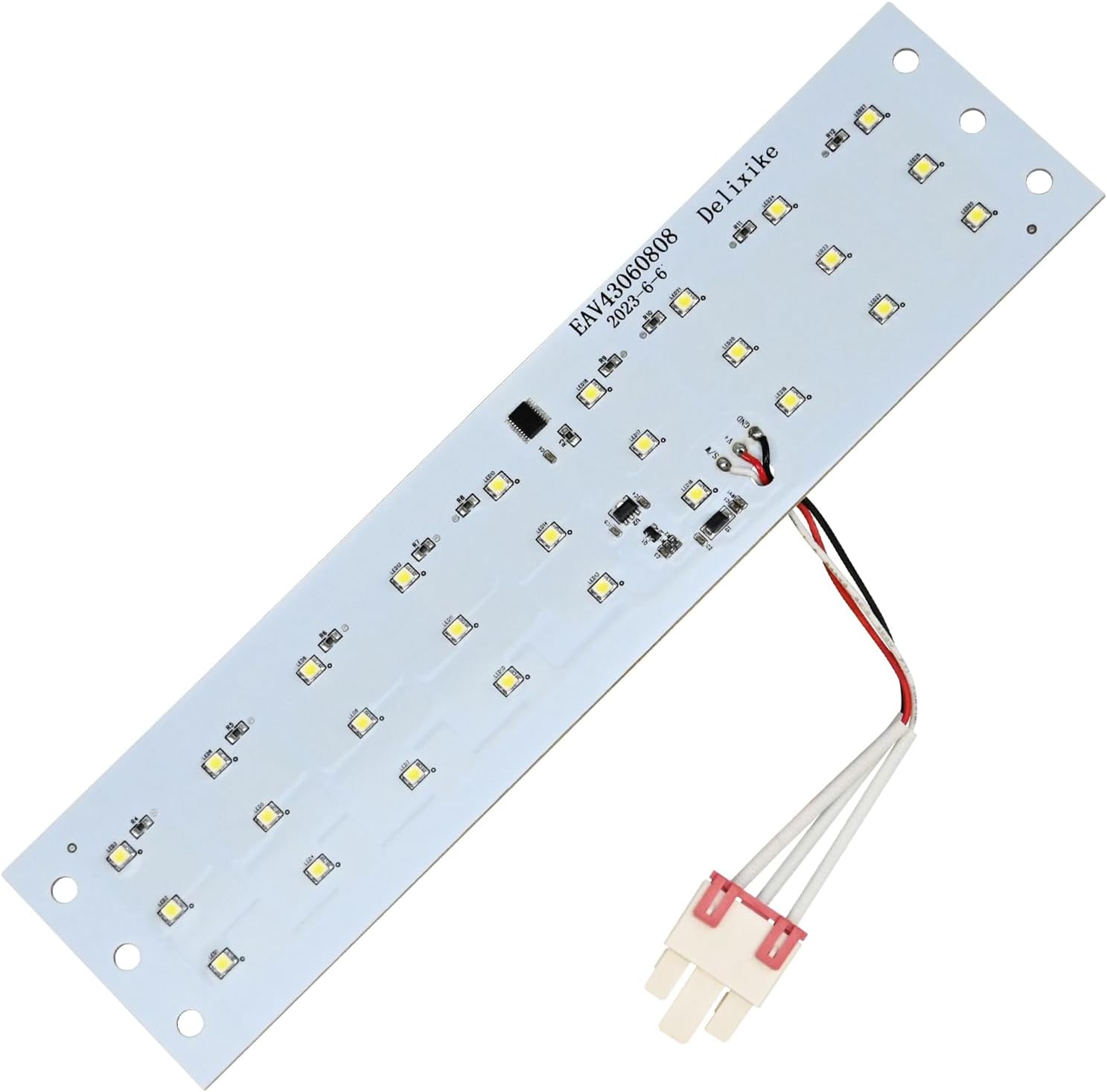 EAV43060808 EVA43060804 EAV43060810 Refrigerator LED Assembly Fits for LG Kenmore Refrigerator Led Light Assembly Replacement Refrigerator Light Bulb(Only LED Lights, Without housing)