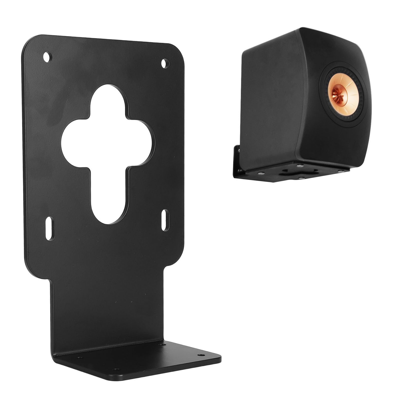 XUMIUZIY Lautsprecher-Wandhalterung aus Metall, Stabile Lautsprecher-Wandhalterung für LS50 Meta LS50 Wireless II, Platzsparend für Heimkino
