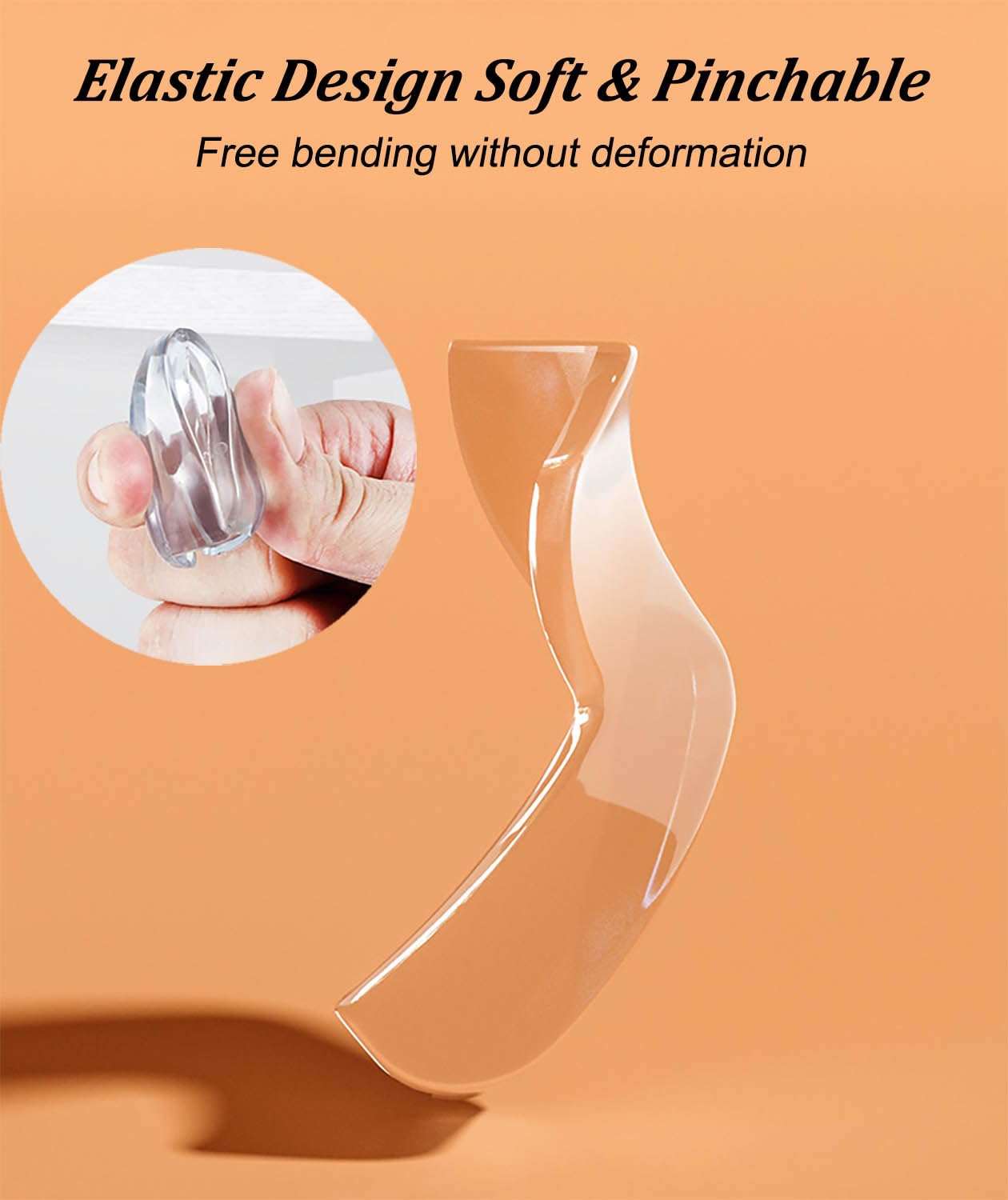 Snapklik.com : 8/12/24 Pack Transparent PVC Table Corner Protectors ...