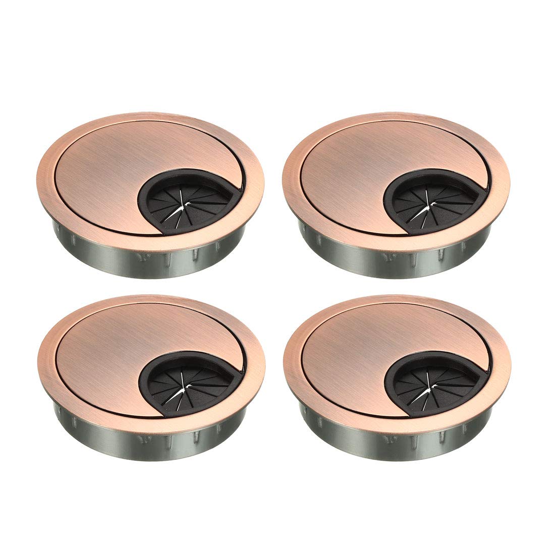 Œillet de bureau luxueux en alliage de zinc bronze rouge uxcell pour meuble