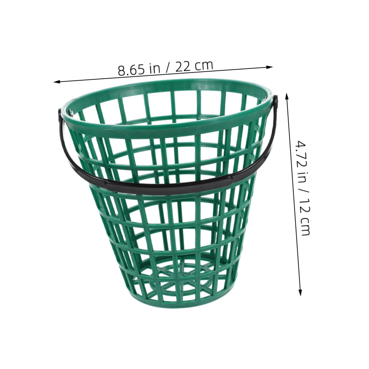 FONDOTIN Golf Ball Bucket Set Large Storage Containers for Outdoor Sports Bulk Balls Organizer Replacement Balls