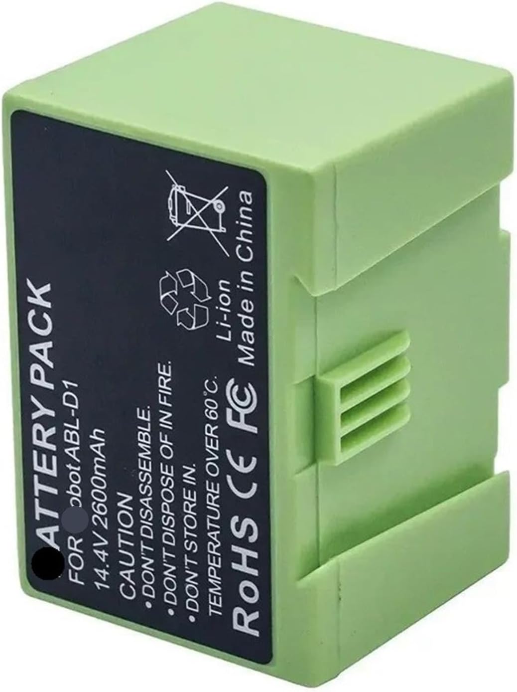 1pcs，Compatible For KaPonsec，14.4V 3500mAh/3200/2600mAh Battery, Compatible For Roomba, E I Series I7+ E5 7150 7550 I3 3150 I3+ 3550 I4 4150(2600mAh 1pcs)