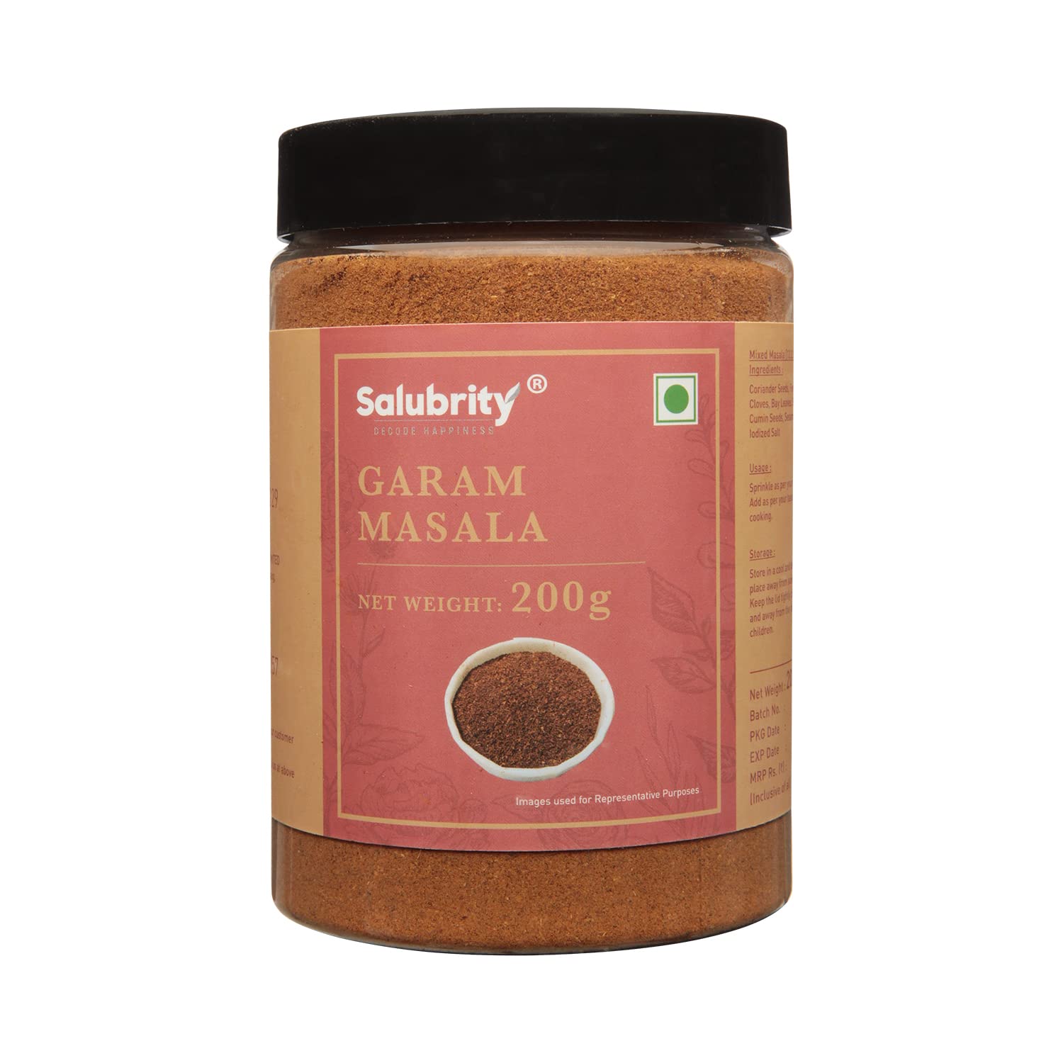 Salubrity Garam Masala, 200g
