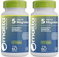 5 Magnésios 60 cps Duom | Kit 2 Frascos
