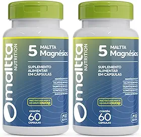 5 Magnésios 60 cps Duom | Kit 2 Frascos