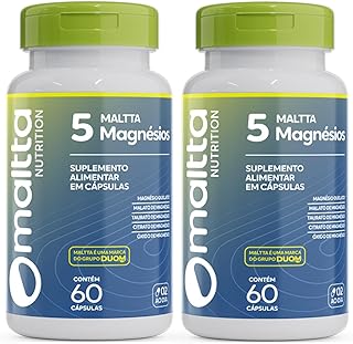 5 Magnésios 60 cps Duom | Kit 2 Frascos