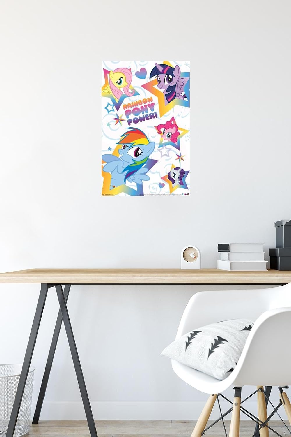 Trends International Hasbro My Little Pony - Group Wall Poster, 14.725" x 22.375", Premium Poster & Mount Bundle