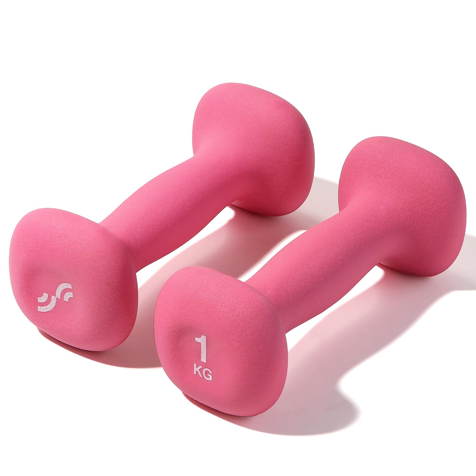 Sportneer Neoprene Dumbbells Hand Weights for Women Men,1-5 kg Dumbbell Set