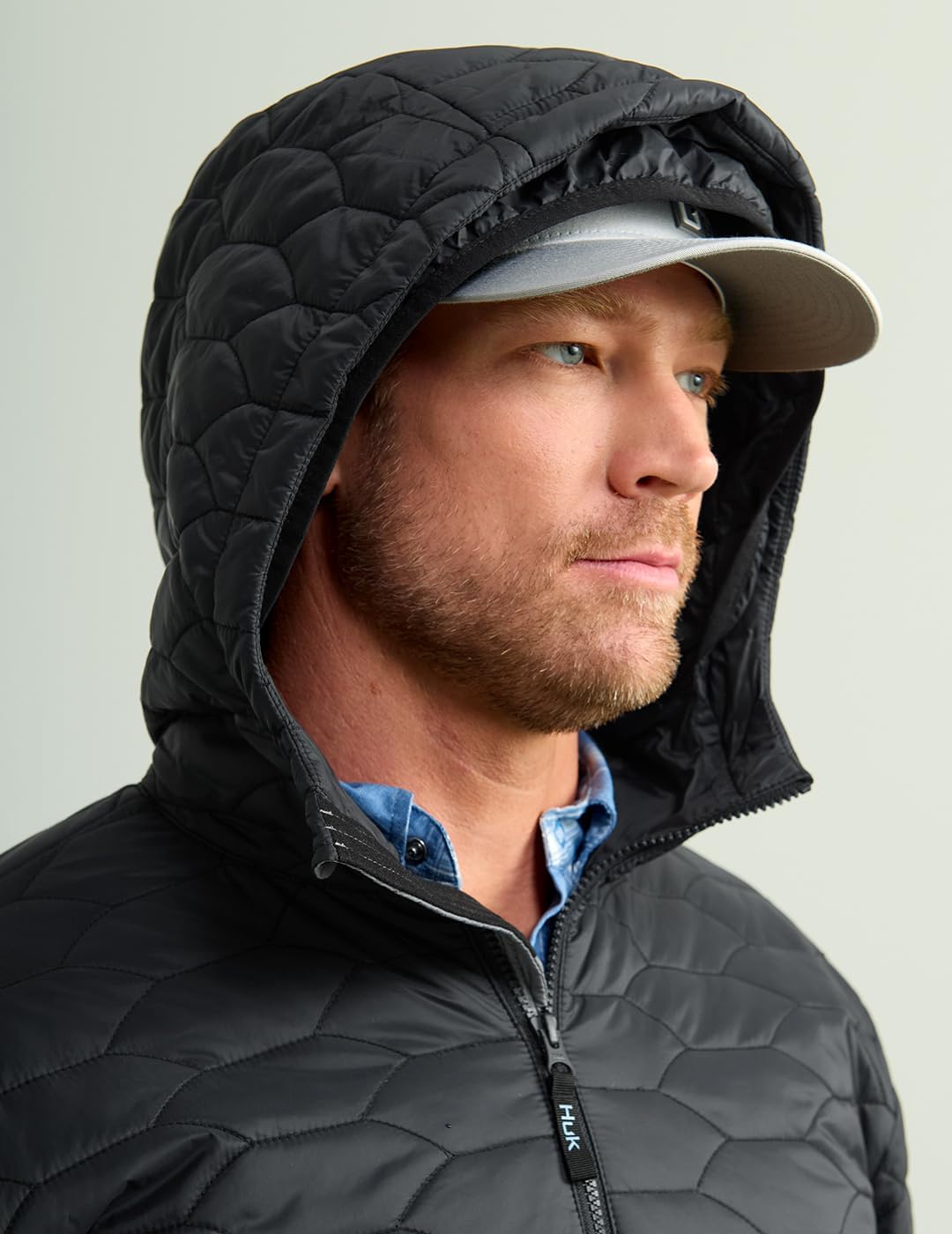 HUK - Men's Scale Jacket, DWR Performance Fishing Coat - Image 7