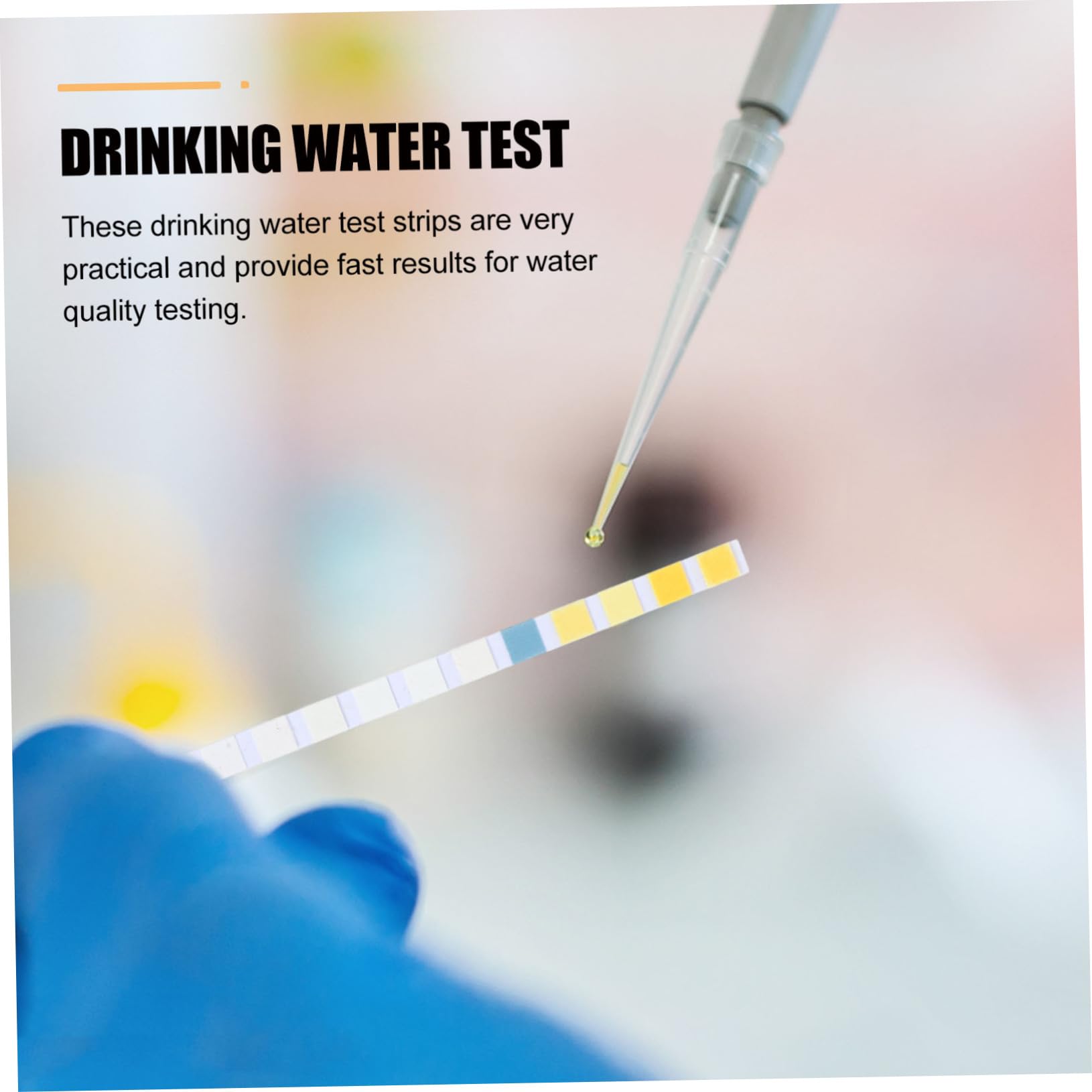400 Pezzi Di Carta Per Test Di Qualità Dell'Acqua Strisce Reattive Per L'Acqua Strisce Reattive Per Acqua Potabile Prova Di Acqua Potabile Kit Per Il Test Dell'Acqua Strisce