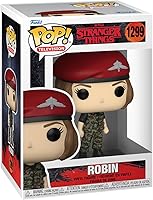 Vista 3 de POP [Stranger Things - Hunter Robin Buckley [Temporada 4] Funko Figura de vinilo (paquete con funda protectora de caja compatible), multicolor, 3.75
