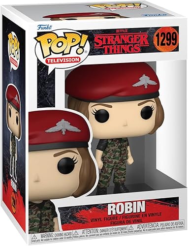 Miniatura 3 de POP [Stranger Things - Hunter Robin Buckley [Temporada 4] Funko Figura de vinilo (paquete con funda protectora de caja compatible), multicolor, 3.75