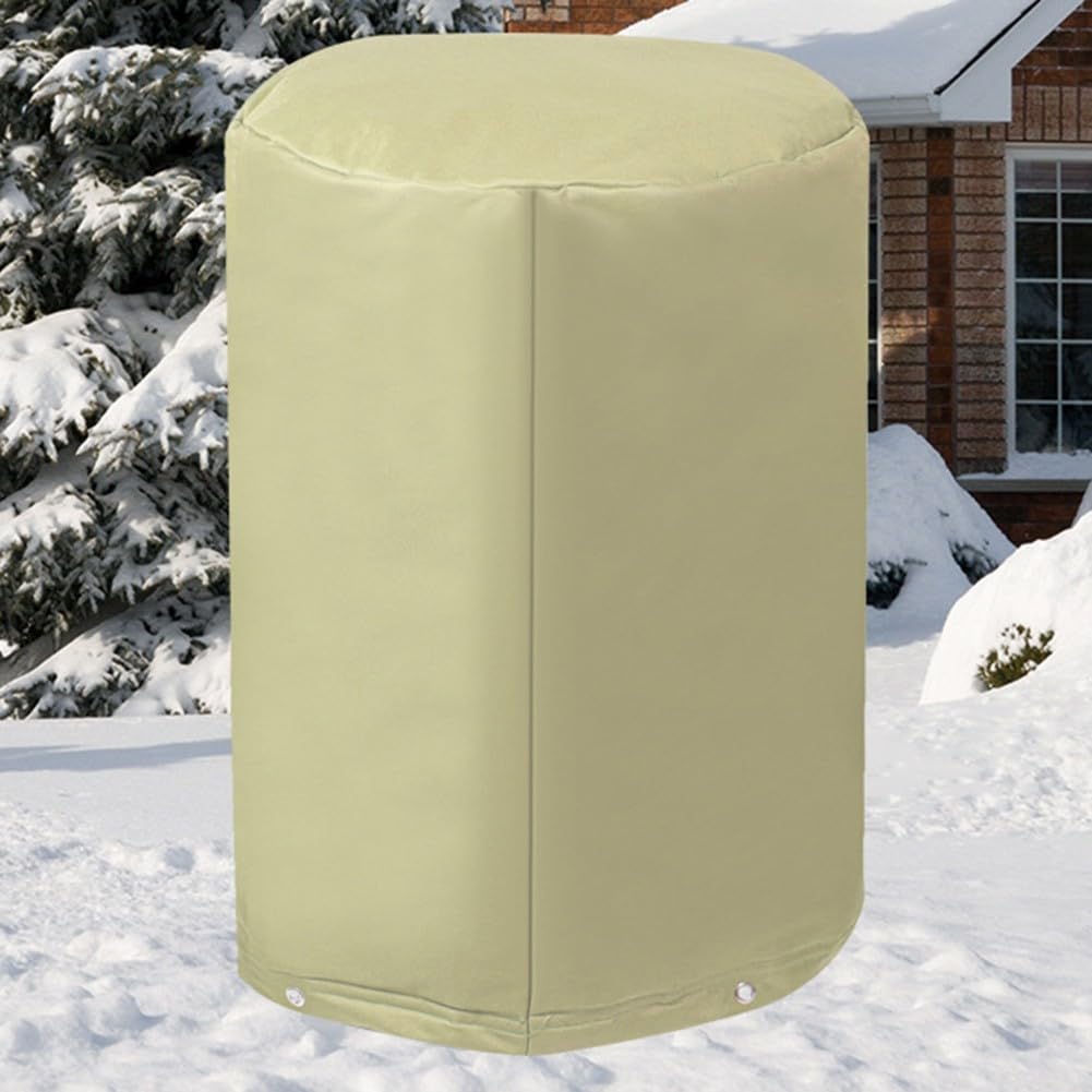 IBC Tankabdeckung, strapazierfähig, wasserdicht, Outdoor-Schutz für 1000 l, winddicht, UV-beständig, Gartenlagerung, 120 x 100 x 116 cm (Φ70 x 110 cm)