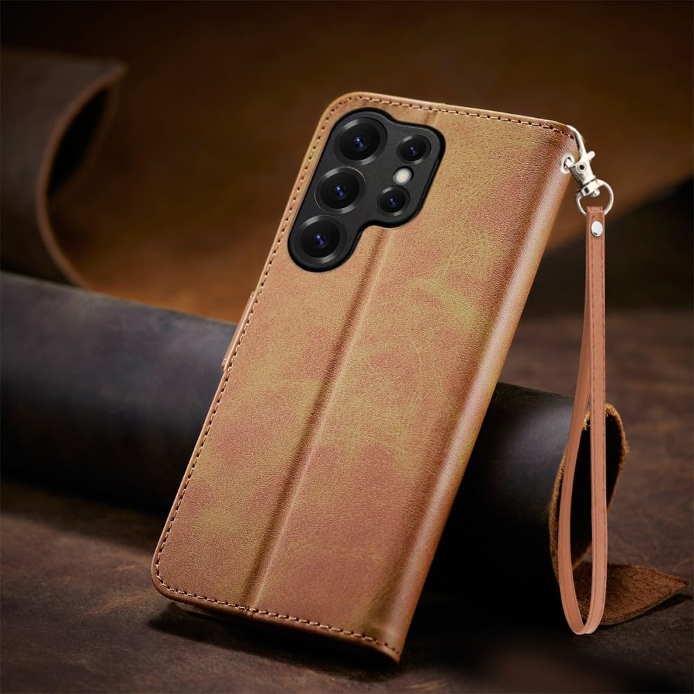 Generic Étui compatible avec Samsung Galaxy S10E (Couleur : Noir) Étui en cuir Portefeuille Housse à rabat