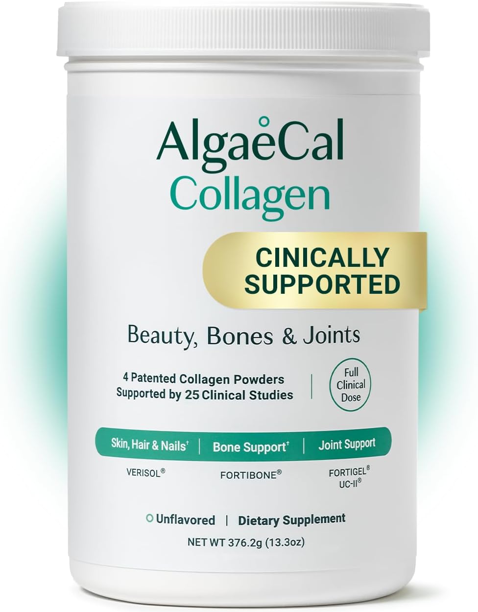 Collagen Peptides Powder – Multi Collagen Peptides with VERISOL®, FORTIGEL®, UC-II®, FORTIBONE®, Hydrolyzed Collagen for Women & Men, Type 2 Collagen, 30 Servings (1 Pack)