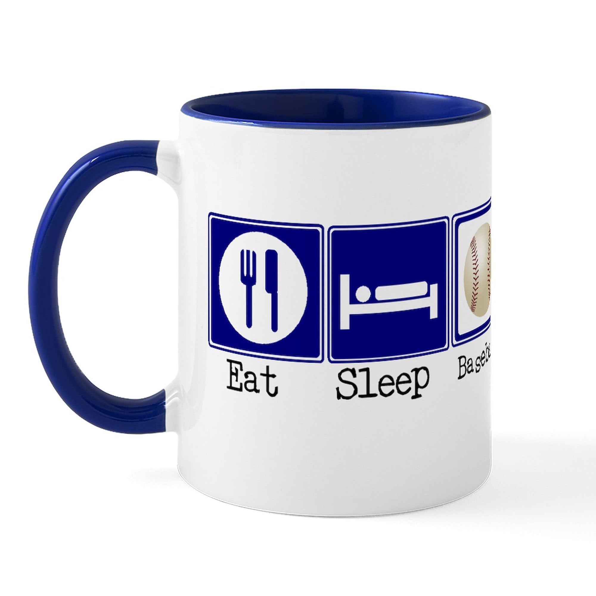 CafePress Eat, Sleep, Baseball Mug 11 oz (325 ml) Ceramic Coffee Mug